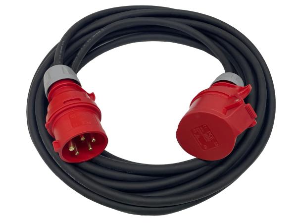 CEE Starkstromkabel 16A H07RN-F 5x1,5mm² Verlängerungskabel mit PCE Komponenten